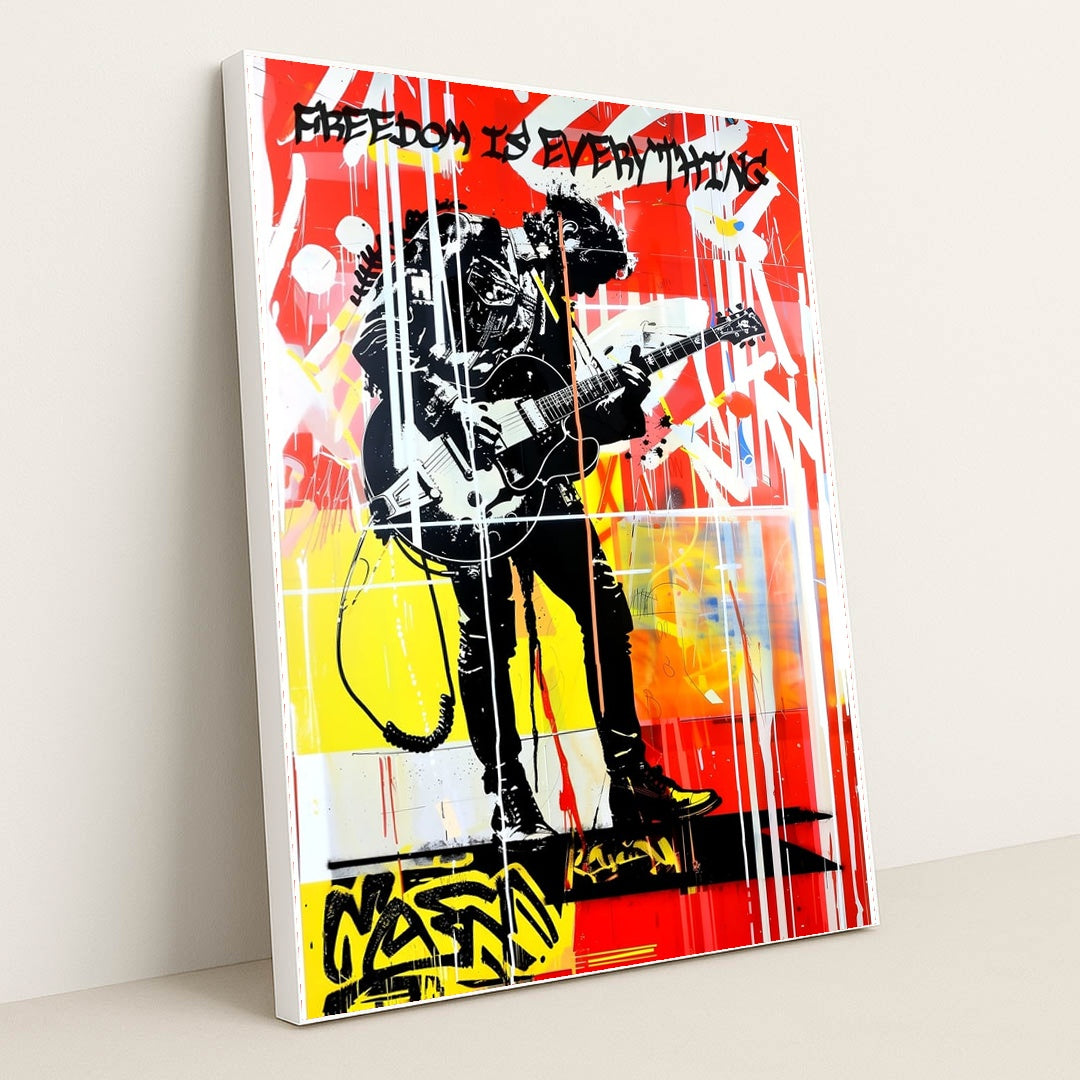 Chords of Freedom by Silo - White Frame Stretchiez