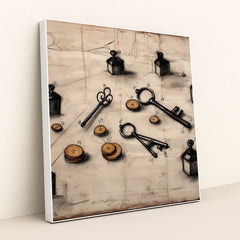 Cipher Relics by Seven Akins - White Frame Stretchiez