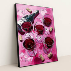 Clashing Cabernet by Lila Thorne - Black Frame Stretchiez