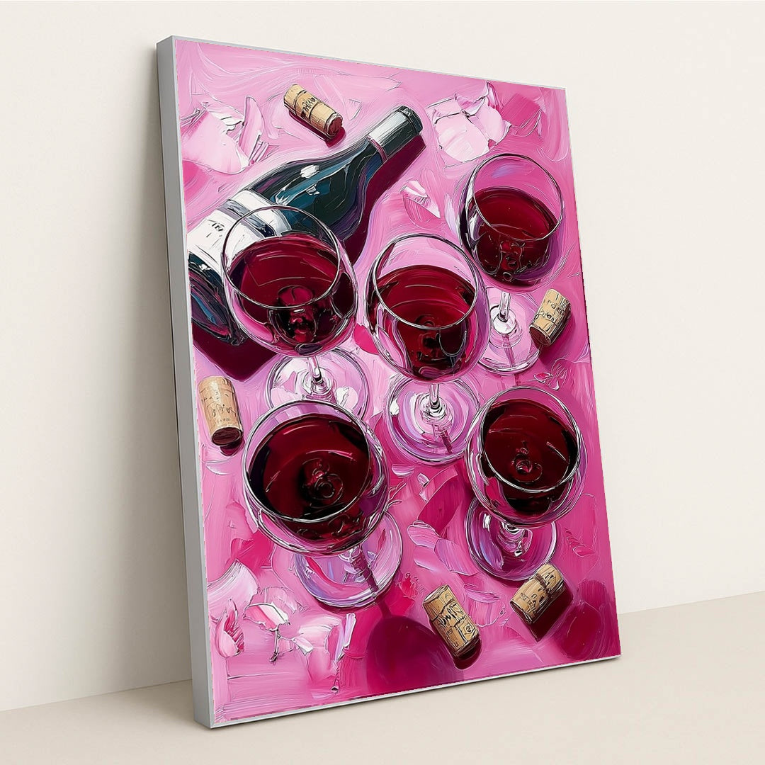 Clashing Cabernet by Lila Thorne - Silver Frame Stretchiez