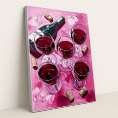 Clashing Cabernet by Lila Thorne - Silver Frame Stretchiez