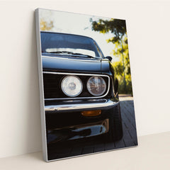Classic BMW E9 Front Detail by Markus Spiske - Silver Frame Stretchiez