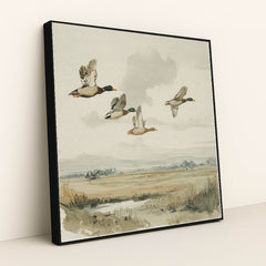 Cloudy Day Explorers by Melissa King - Black Frame Stretchiez