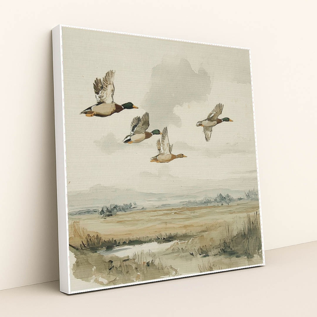Cloudy Day Explorers by Melissa King - White Frame Stretchiez