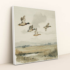 Cloudy Day Explorers by Melissa King - White Frame Stretchiez