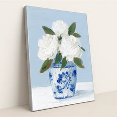 Coastal Bloom by Lila Thorne - Silver Frame Stretchiez
