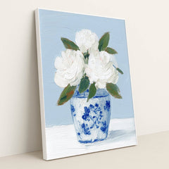 Coastal Bloom by Lila Thorne - White Frame Stretchiez