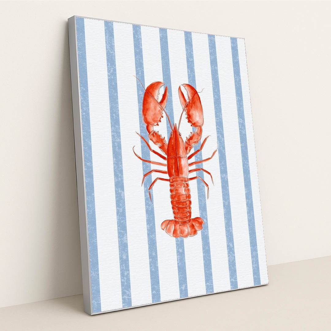 Coastal Crustacean Chic by Lila Thorne - Silver Frame Stretchiez