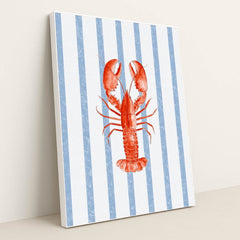 Coastal Crustacean Chic by Lila Thorne - White Frame Stretchiez