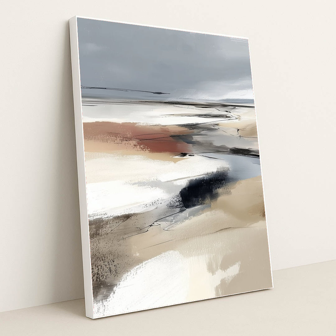 Coastal Hues by Damian Chan - White Frame Stretchiez