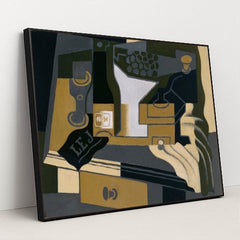 Coffee Grinder (1920) by Juan Gris - Black Frame Stretchiez