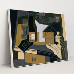 Coffee Grinder (1920) by Juan Gris - White Frame Stretchiez