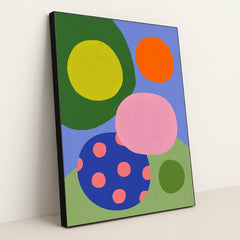 Pebbles That Dream in Color by Melissa King - Black Frame Stretchiez