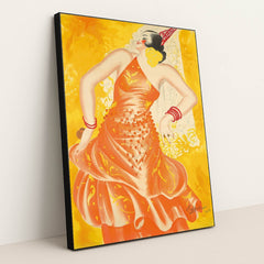 Conchita Supervia (1932) by Leonetto Cappiello - Black Frame Stretchiez