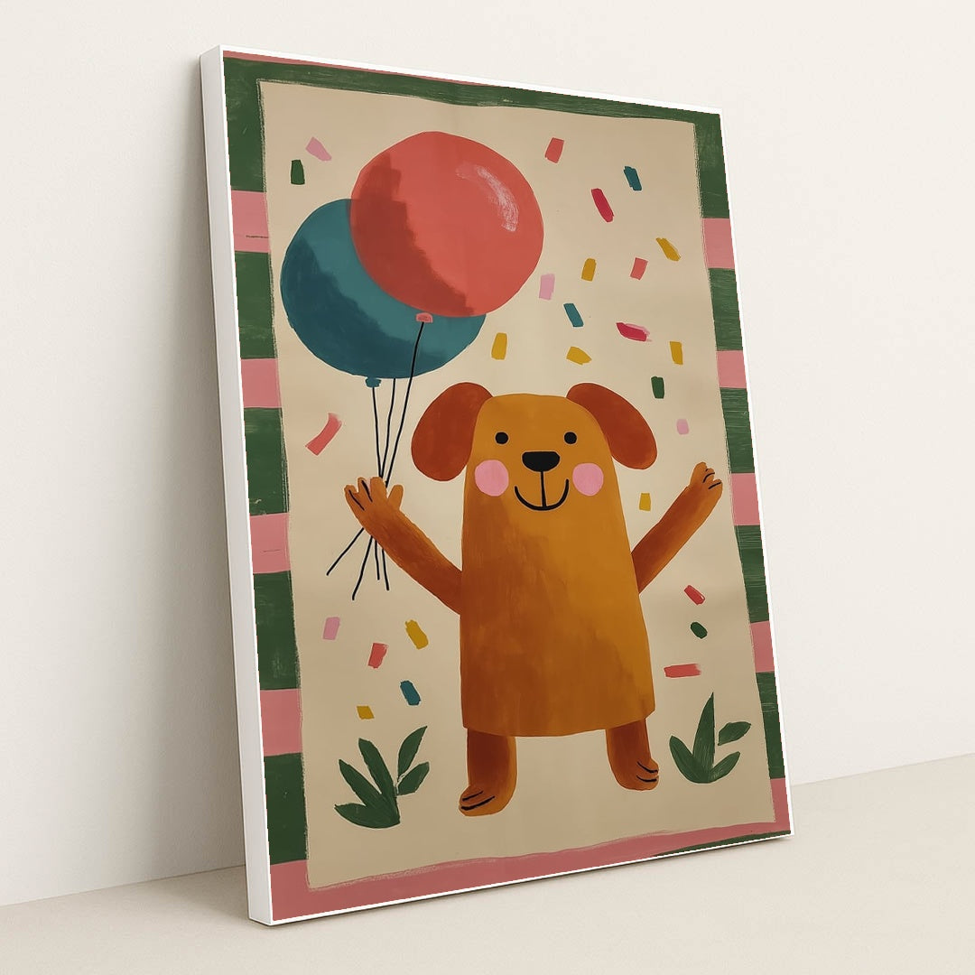 Confetti Celebration by Melissa King - White Frame Stretchiez