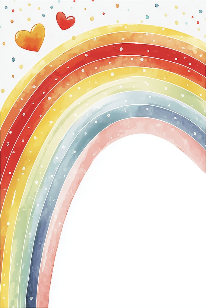Confetti Rainbow by Melissa King