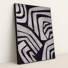 Linear Sketch for Contemporary Spaces by Tyler Jacobs - Black Frame Stretchiez