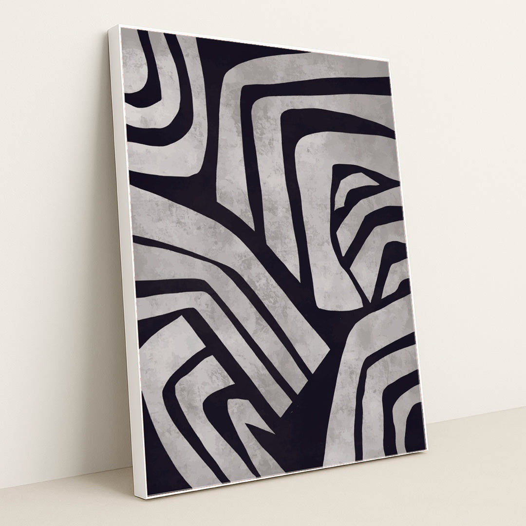 Linear Sketch for Contemporary Spaces by Tyler Jacobs - White Frame Stretchiez