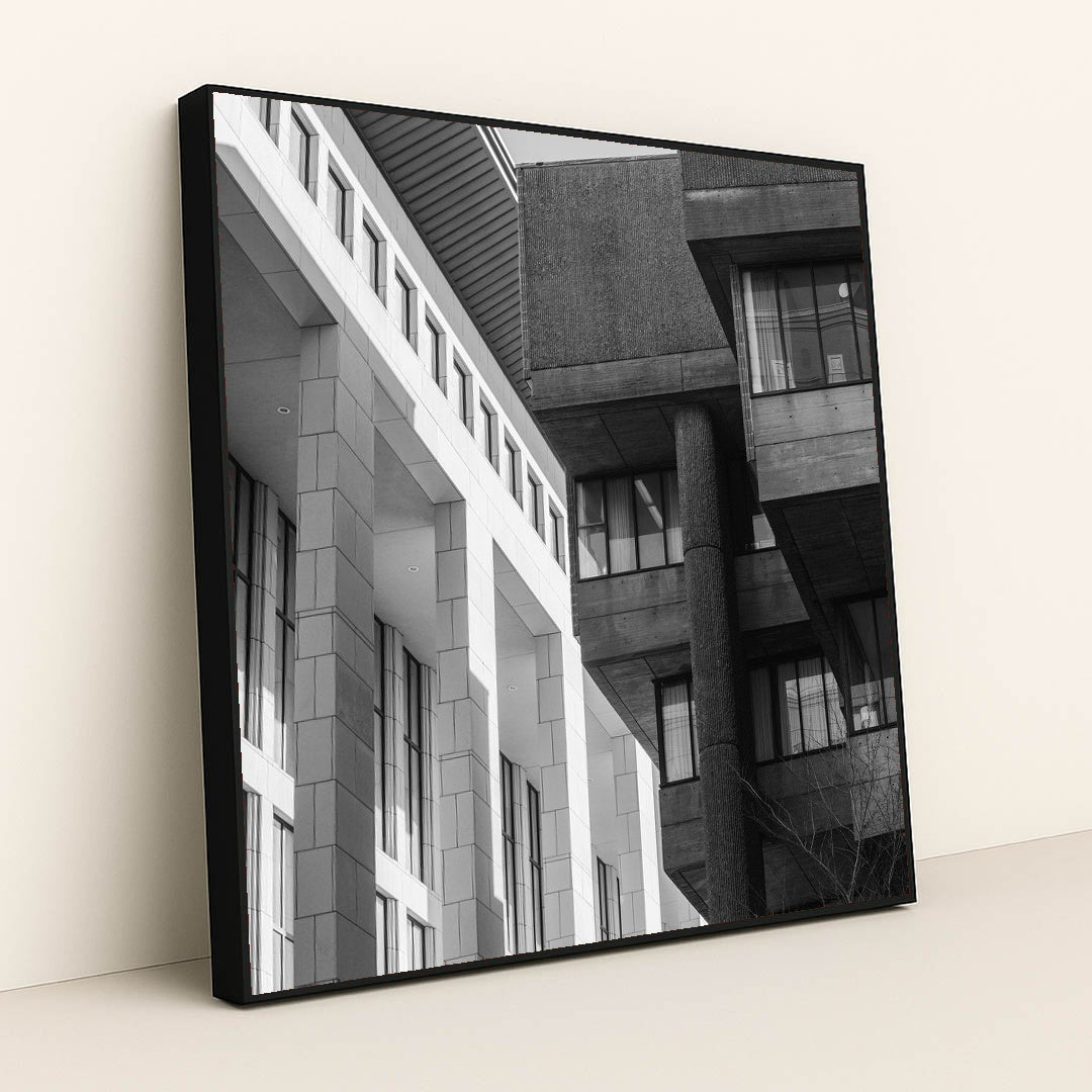 Contrasting Modern Architecture in Boston by Steve Pancrate - Black Frame Stretchiez