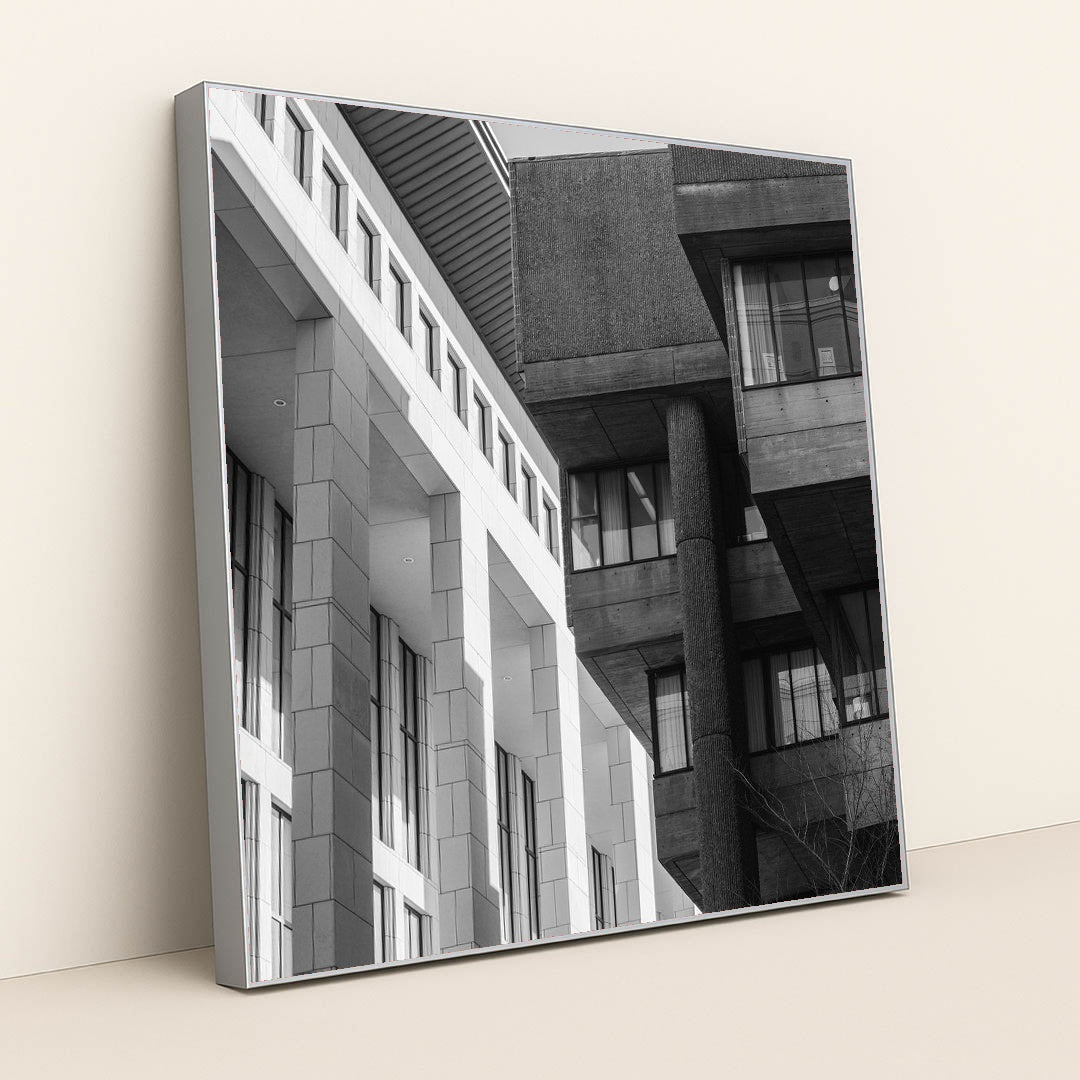 Contrasting Modern Architecture in Boston by Steve Pancrate - Silver Frame Stretchiez