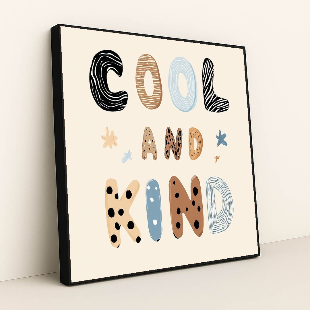 Cool and Kind by Melissa King - Black Frame Stretchiez
