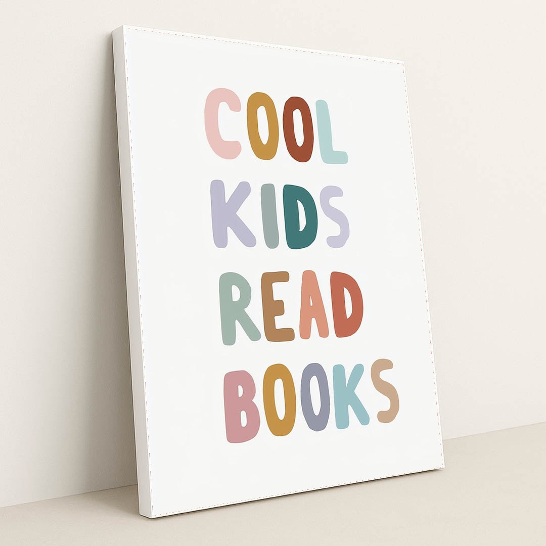 Cool Kids Read by Melissa King - White Frame Stretchiez