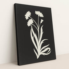 Cornflower by Philipp Otto Runge - Black Frame Stretchiez