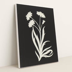 Cornflower by Philipp Otto Runge - White Frame Stretchiez