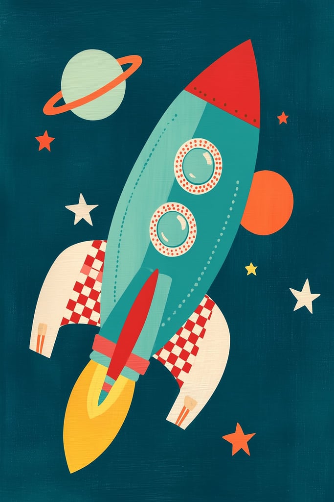 Cosmic Cruiser by Melissa King