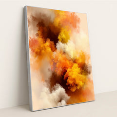 Cosmic Foliage by Damian Chan - Silver Frame Stretchiez
