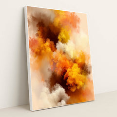 Cosmic Foliage by Damian Chan - White Frame Stretchiez