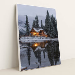 Cabin Light by Ian Keefe - White Frame Stretchiez