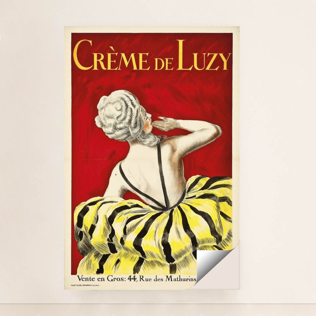 Crème De Luzy (1919) by Leonetto Cappiello - Peeliez