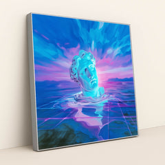 Cyber Pompeii: Ash Relic by Kai Satori - Silver Frame Stretchiez