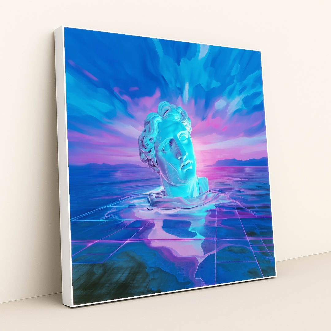 Cyber Pompeii: Ash Relic by Kai Satori - White Frame Stretchiez