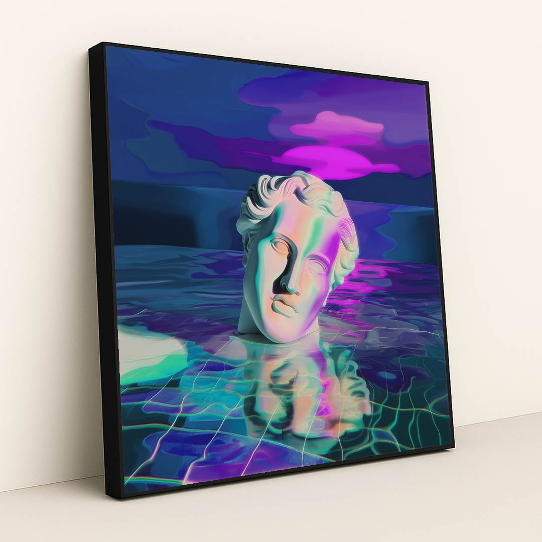 Cyber Pompeii: Prism Echo by Kai Satori - Black Frame Stretchiez