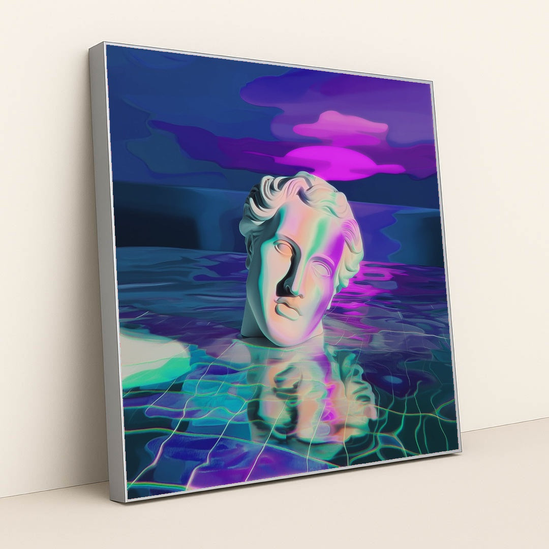 Cyber Pompeii: Prism Echo by Kai Satori - Silver Frame Stretchiez