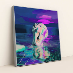 Cyber Pompeii: Prism Echo by Kai Satori - Silver Frame Stretchiez