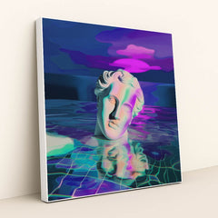 Cyber Pompeii: Prism Echo by Kai Satori - White Frame Stretchiez