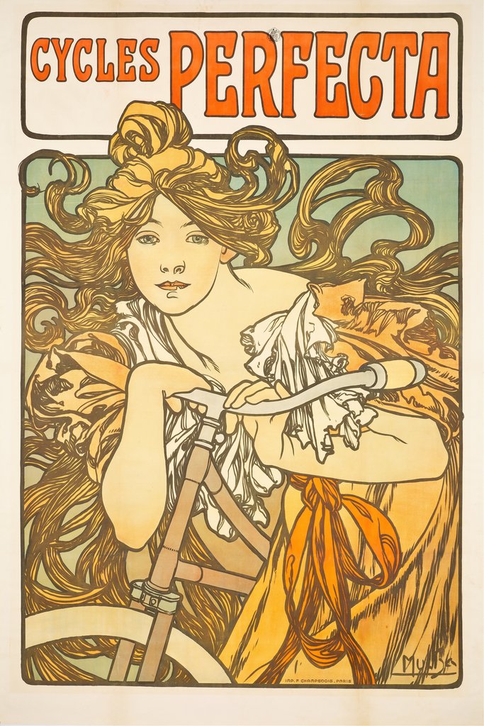 Cycles Perfecta (1897) by Alphonse Mucha