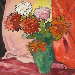 Dahlias, cruche verte (circa 1942) by Louis Valtat
