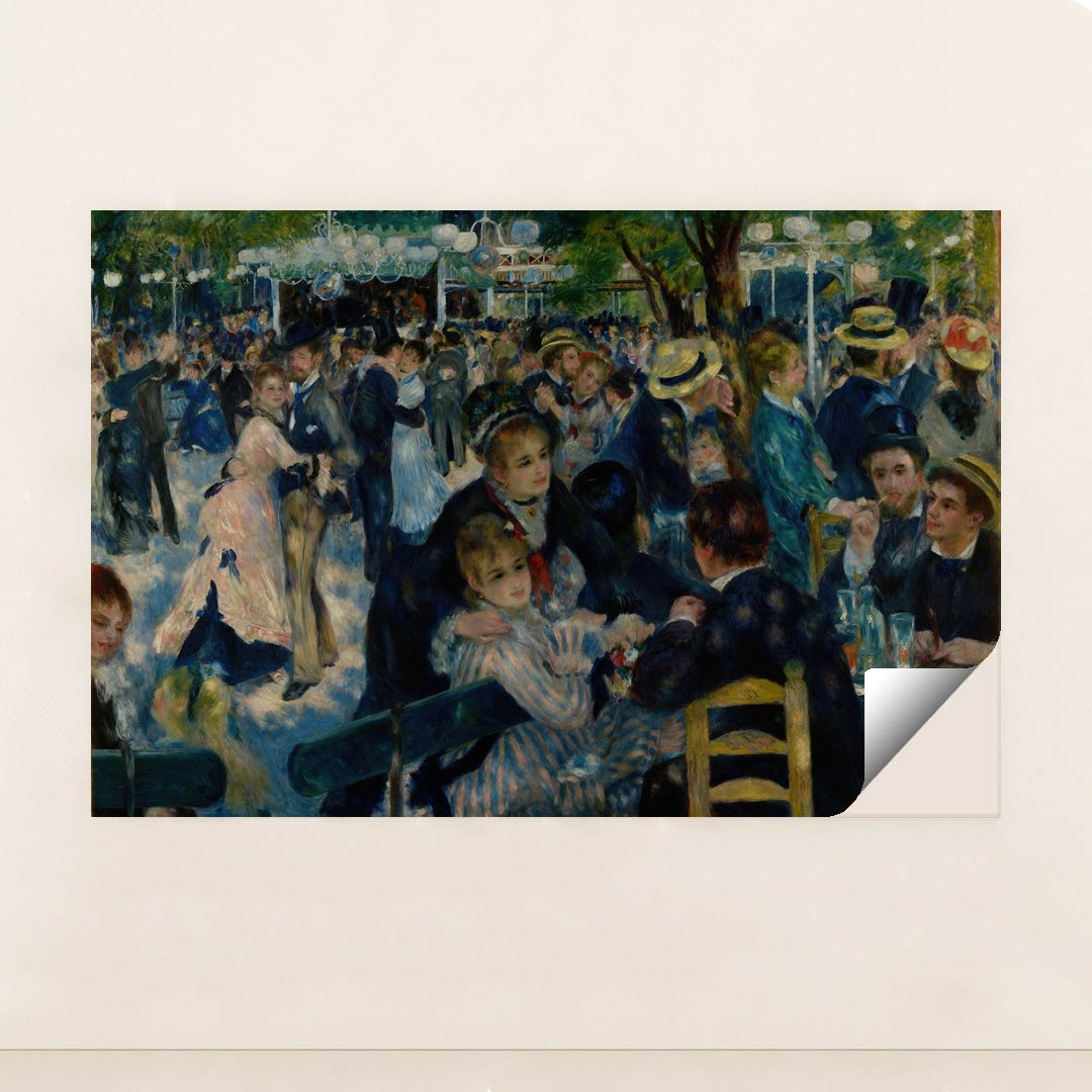 Dance at Le Moulin de la Galette by Pierre-Auguste Renoir - Peeliez