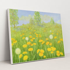 Dandelion (1937) by Lafayette F. Cargill - White Frame Stretchiez