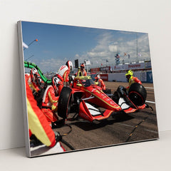David Malukas — Firestone Grand Prix of St  Petersburg | Race Day Moment by Chris Owens - Silver Frame Stretchiez
