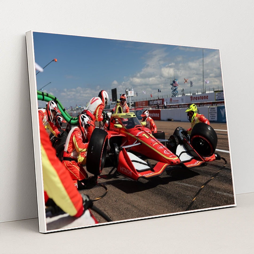 David Malukas — Firestone Grand Prix of St  Petersburg | Race Day Moment by Chris Owens - White Frame Stretchiez