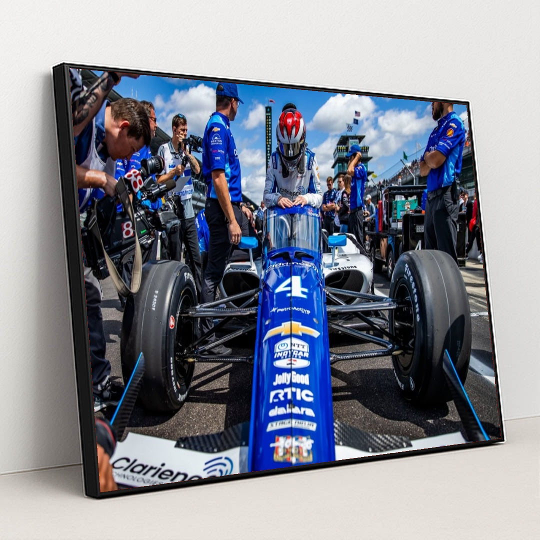 David Malukas — Indianapolis 500 Qualifying | Full Speed by Amber Pietz - Black Frame Stretchiez