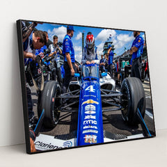 David Malukas — Indianapolis 500 Qualifying | Full Speed by Amber Pietz - Black Frame Stretchiez