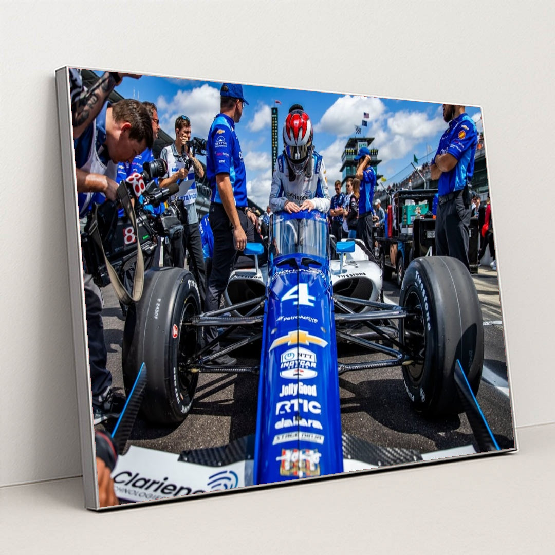 David Malukas — Indianapolis 500 Qualifying | Full Speed by Amber Pietz - Silver Frame Stretchiez