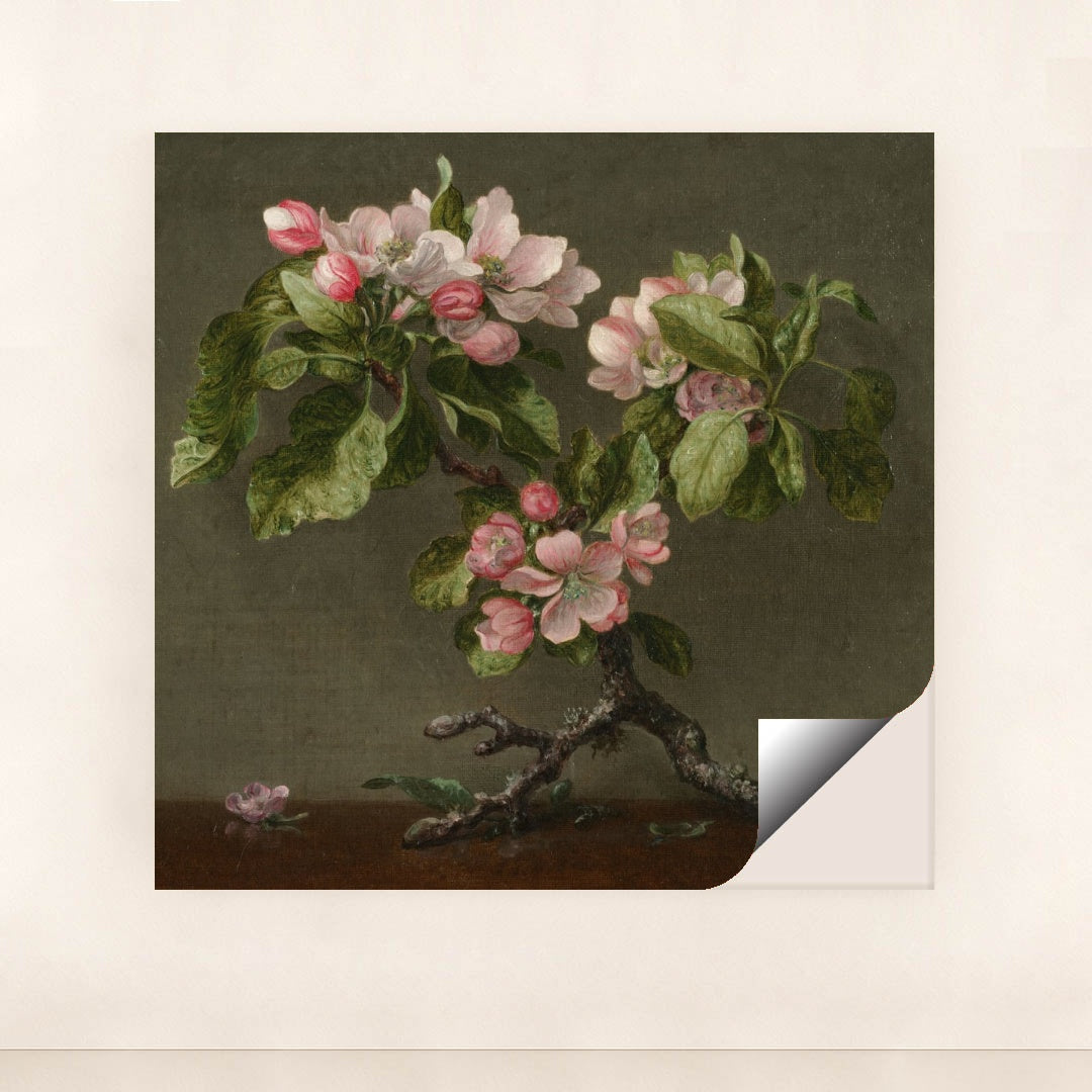 Apple Blossoms 1873 by Martin Johnson Heade - Peeliez