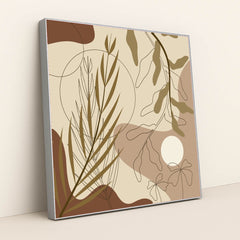 Desert Botanica by Mohammad Bazar - Silver Frame Stretchiez